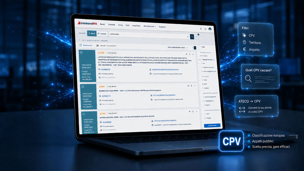 infobandi-cpv-cosa-cercare-filtri – ateco cpv filtri ateco infobandipa